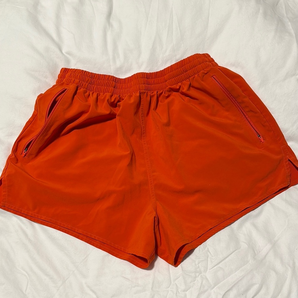 Outdoor voices Vibrant Orange Athletic Shorts